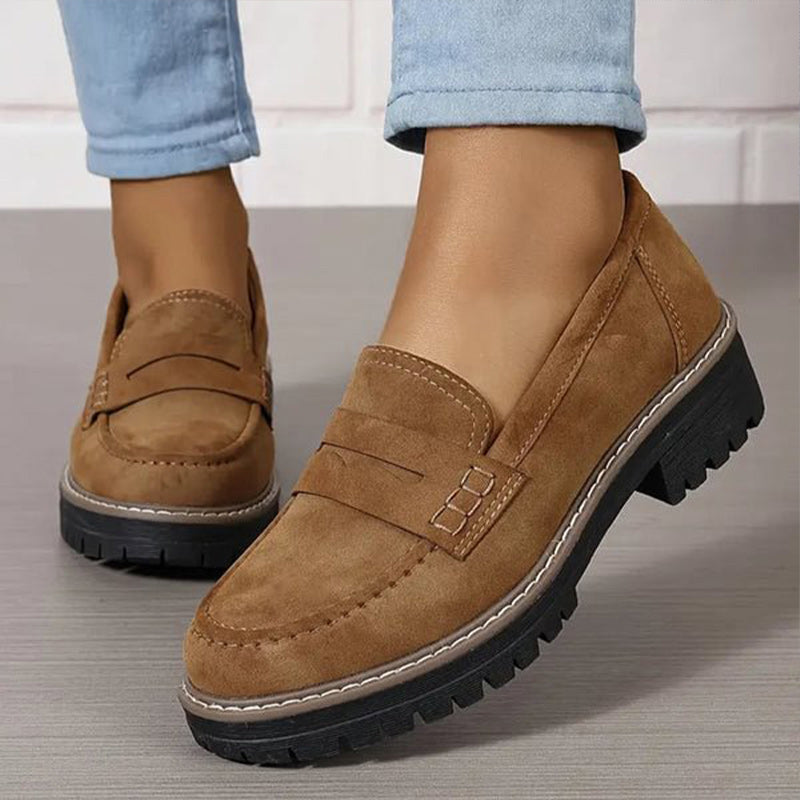 Image of Lisa | Women's Slip-On Lug Sole Loafers