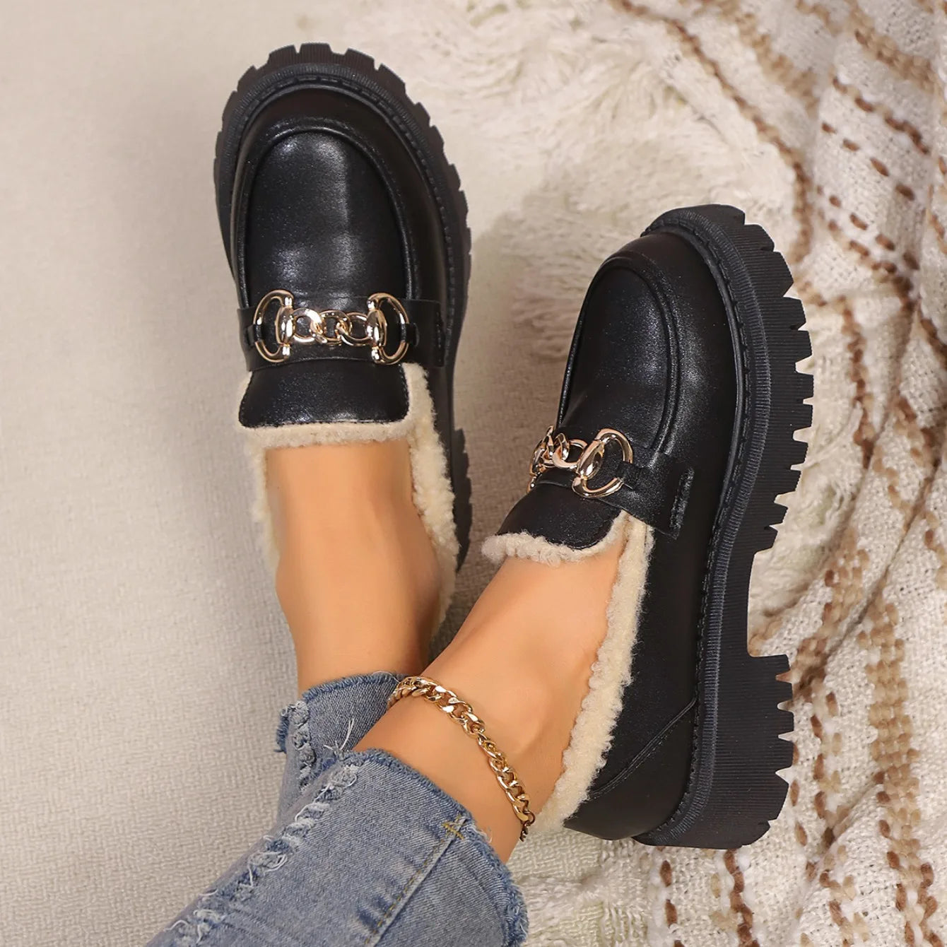 Image of Lori | Women's Platform Lug Sole Loafer