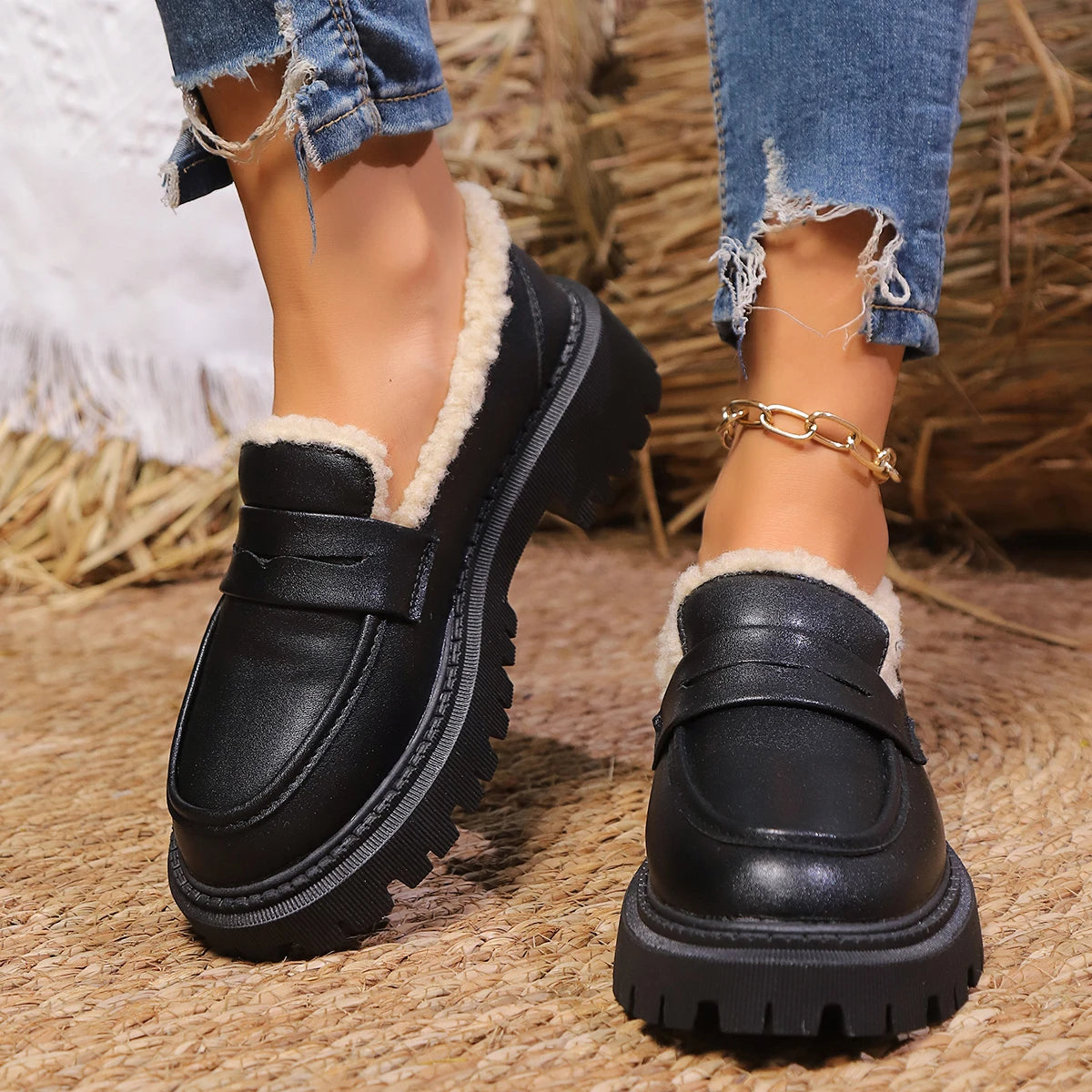 Image of Lori | Women's Platform Lug Sole Loafer