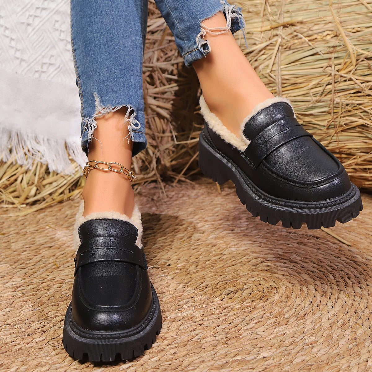 Image of Lori | Women's Platform Lug Sole Loafer