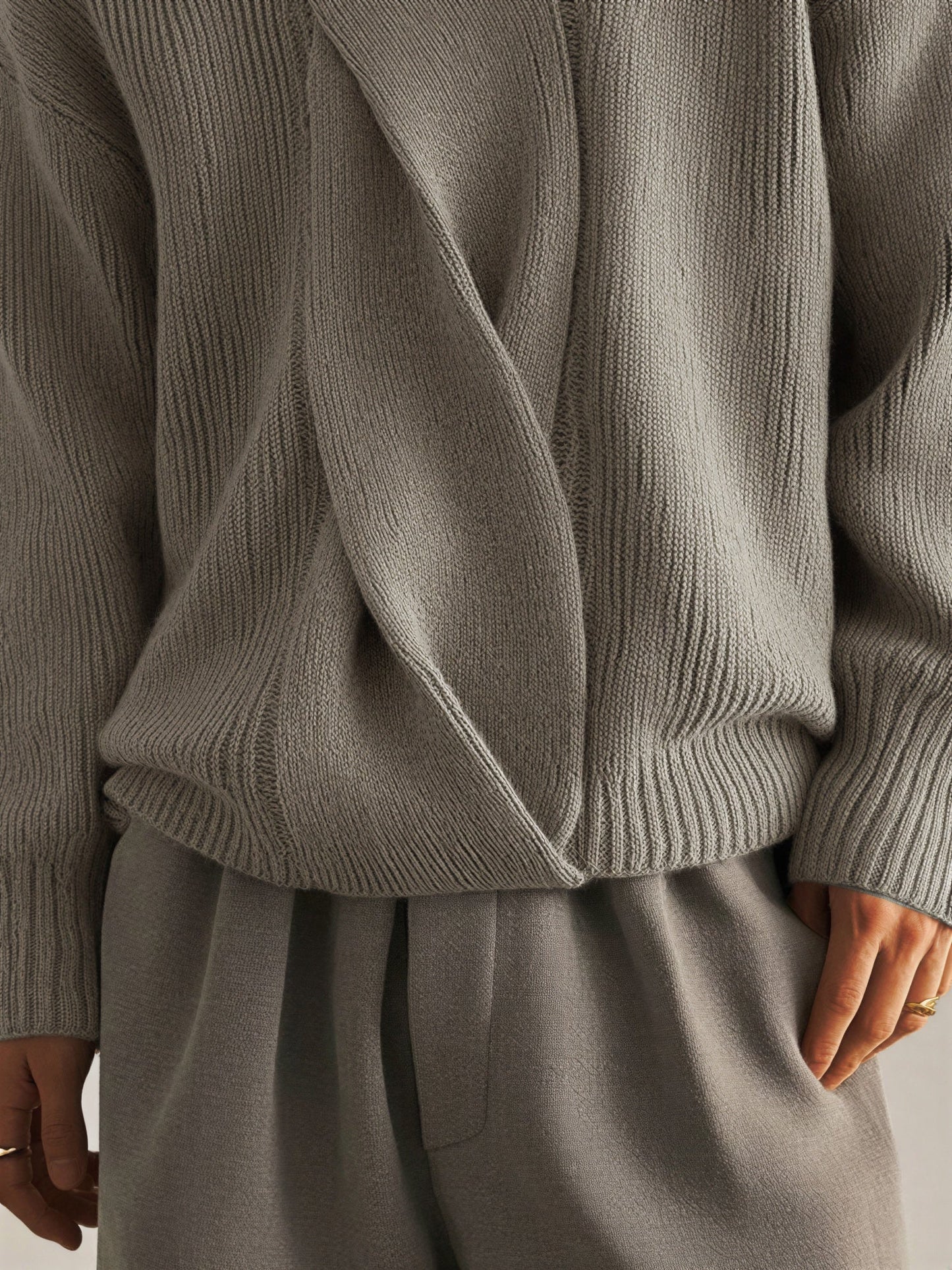 Image of Louie | Men's Wrap Knit Sweater