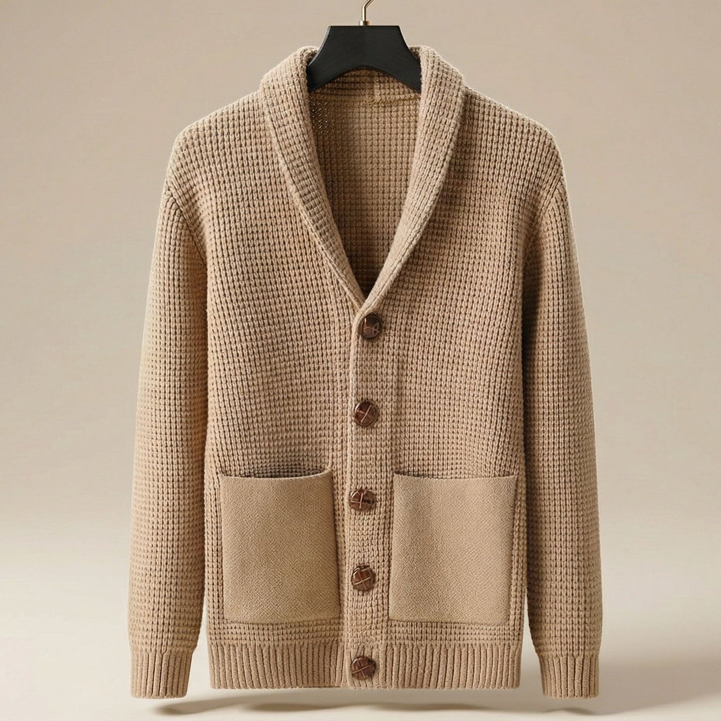 Image of Luther | Men's Shawl Collar Cardigan Sweater