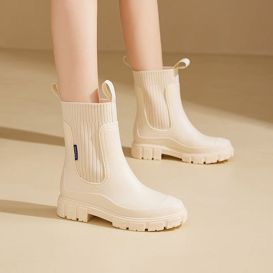 Image of Mackenzie | Women's Platform Pull-On Chelsea Boots