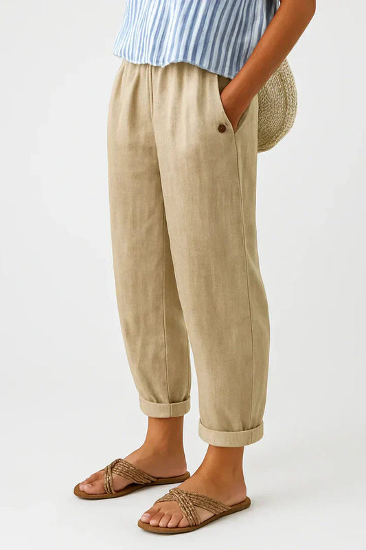 Image of Maisie | Women's Relaxed Fit Cuffed Pants