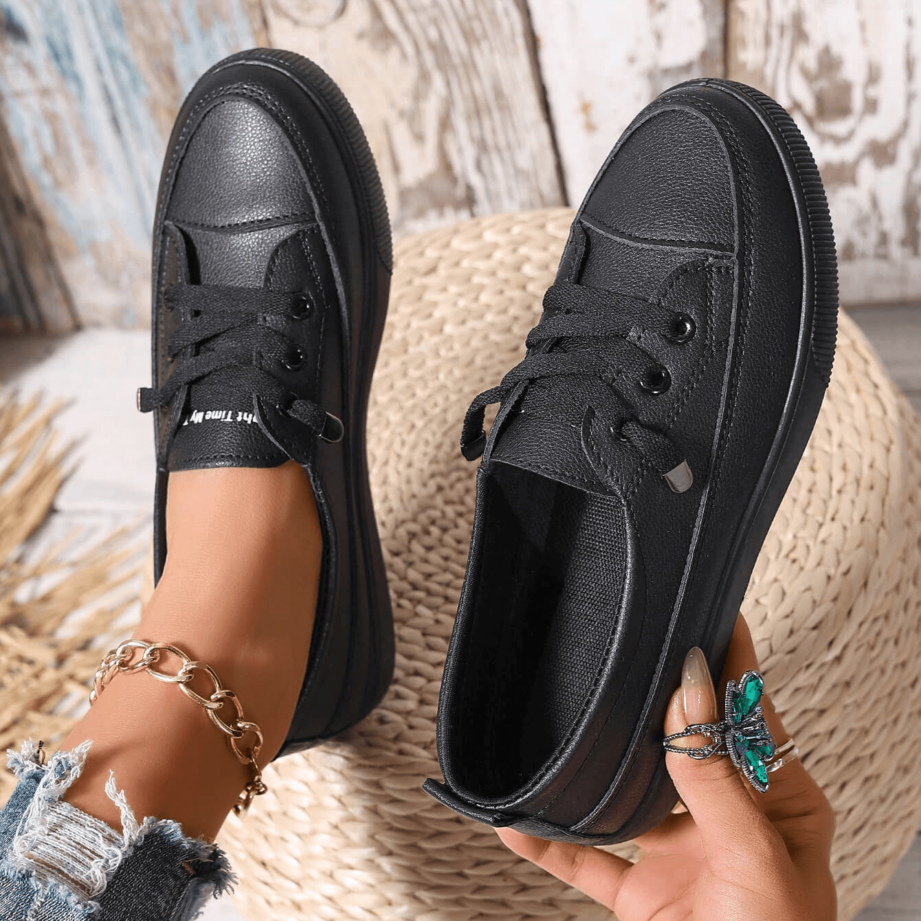 Image of Margot | Women's Lace-Up Platform Sneakers