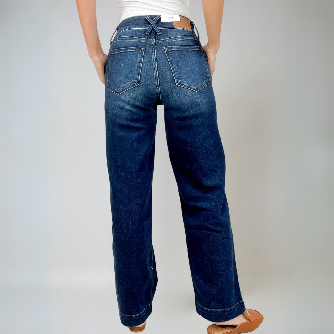 Image of Marissa | Women's High-Waisted Wide Leg Jeans