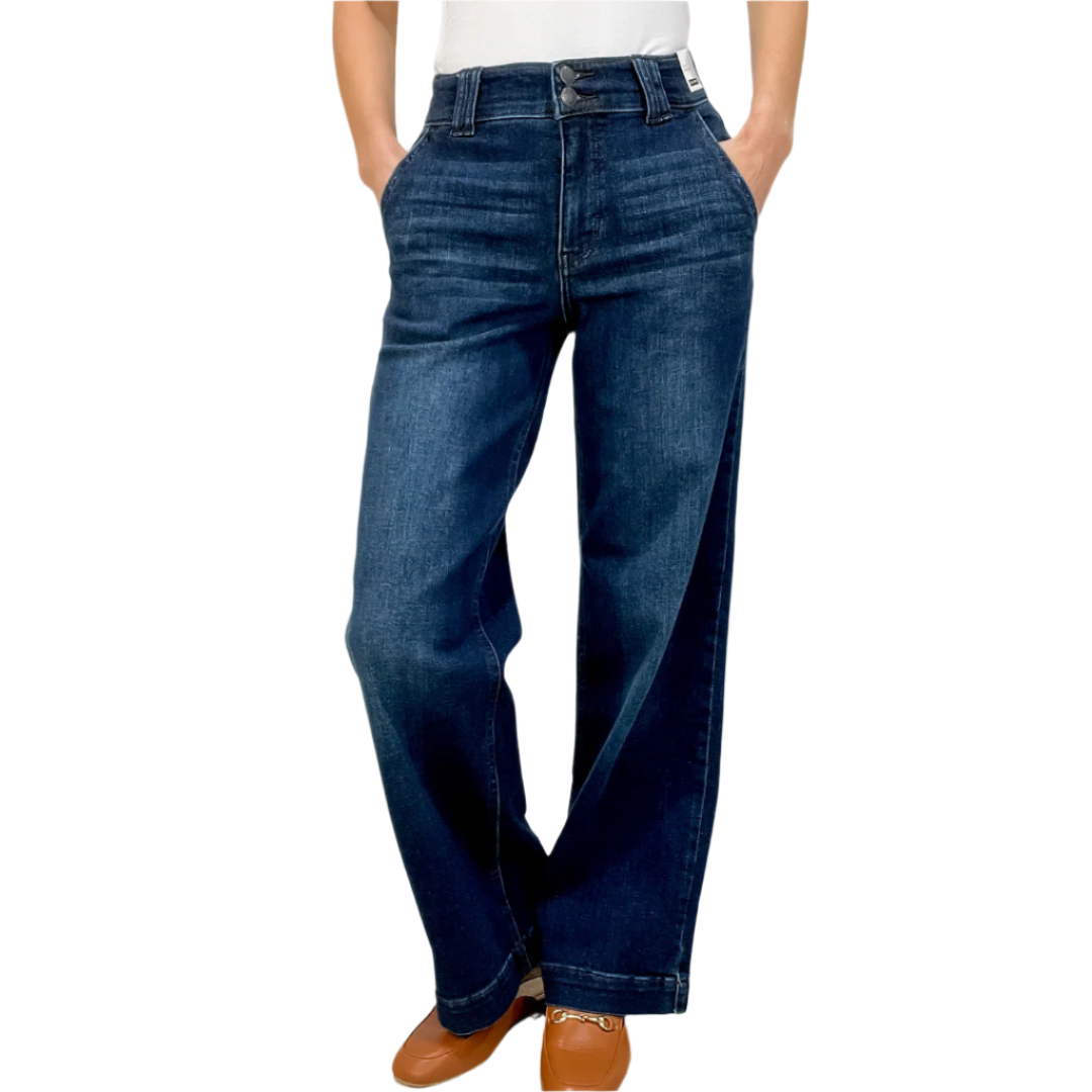 Image of Marissa | Women's High-Waisted Wide Leg Jeans