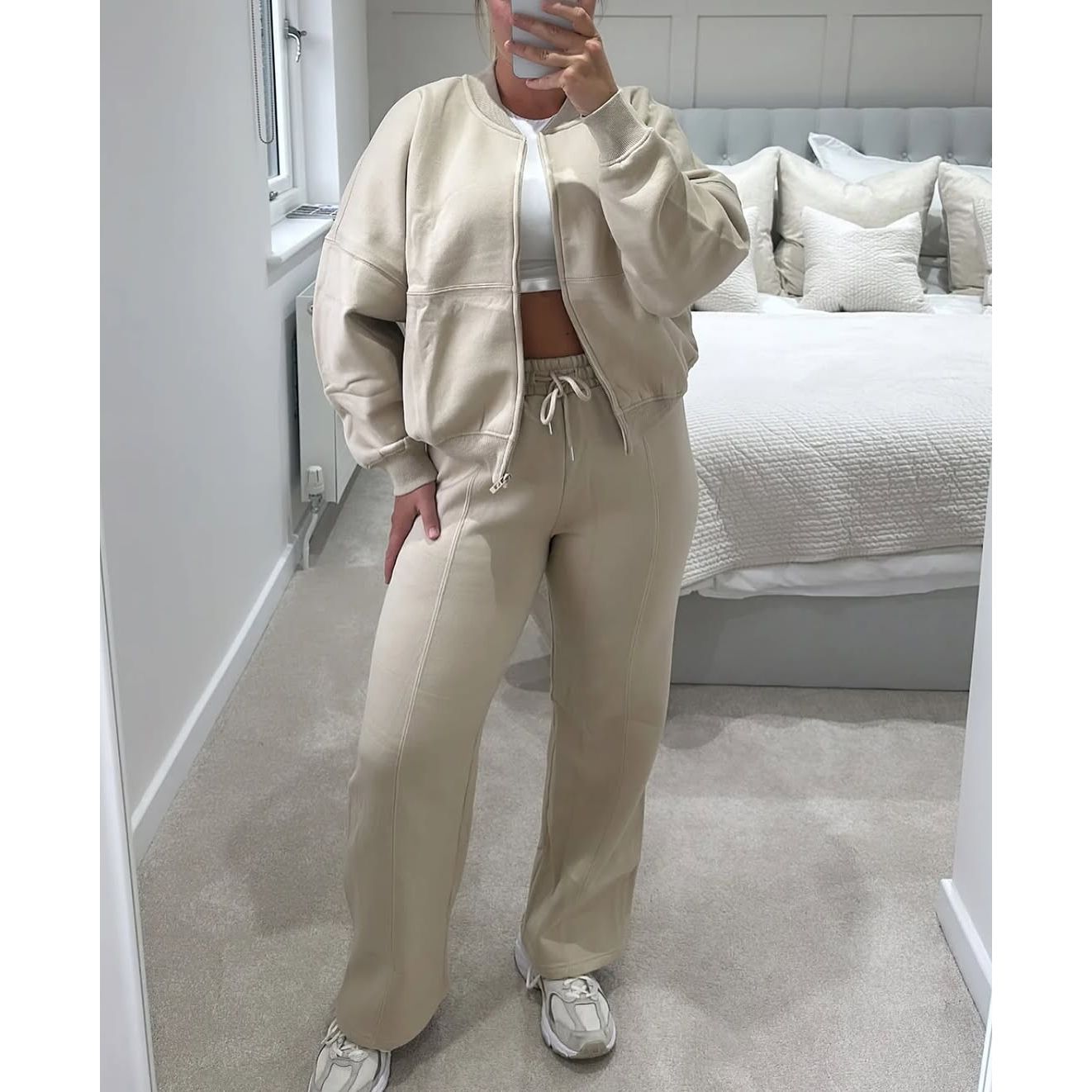 Image of Mary | Women's High-Waisted Two-Piece Set