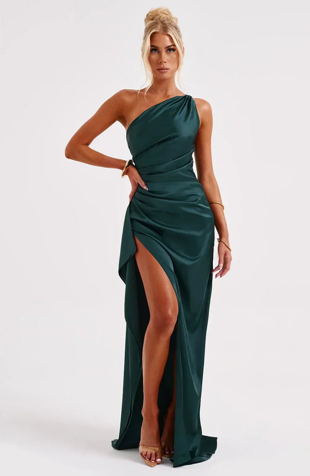 Image of Matilda | Women's One Shoulder Maxi Dress