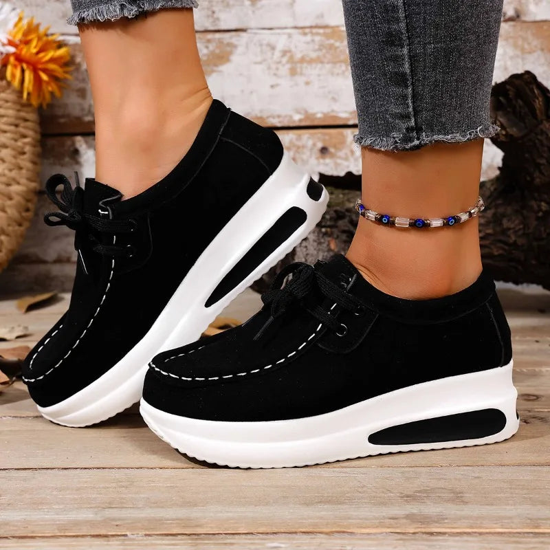 Image of Mckenzie | Women's Lace-Up Platform Casual Shoes