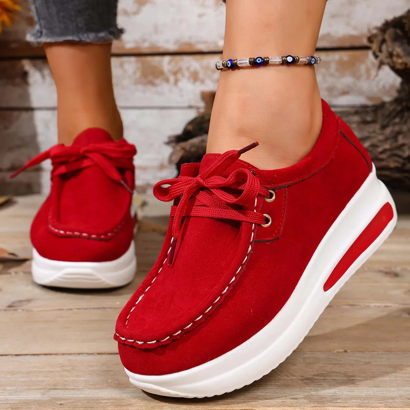 Image of Mckenzie | Women's Lace-Up Platform Casual Shoes