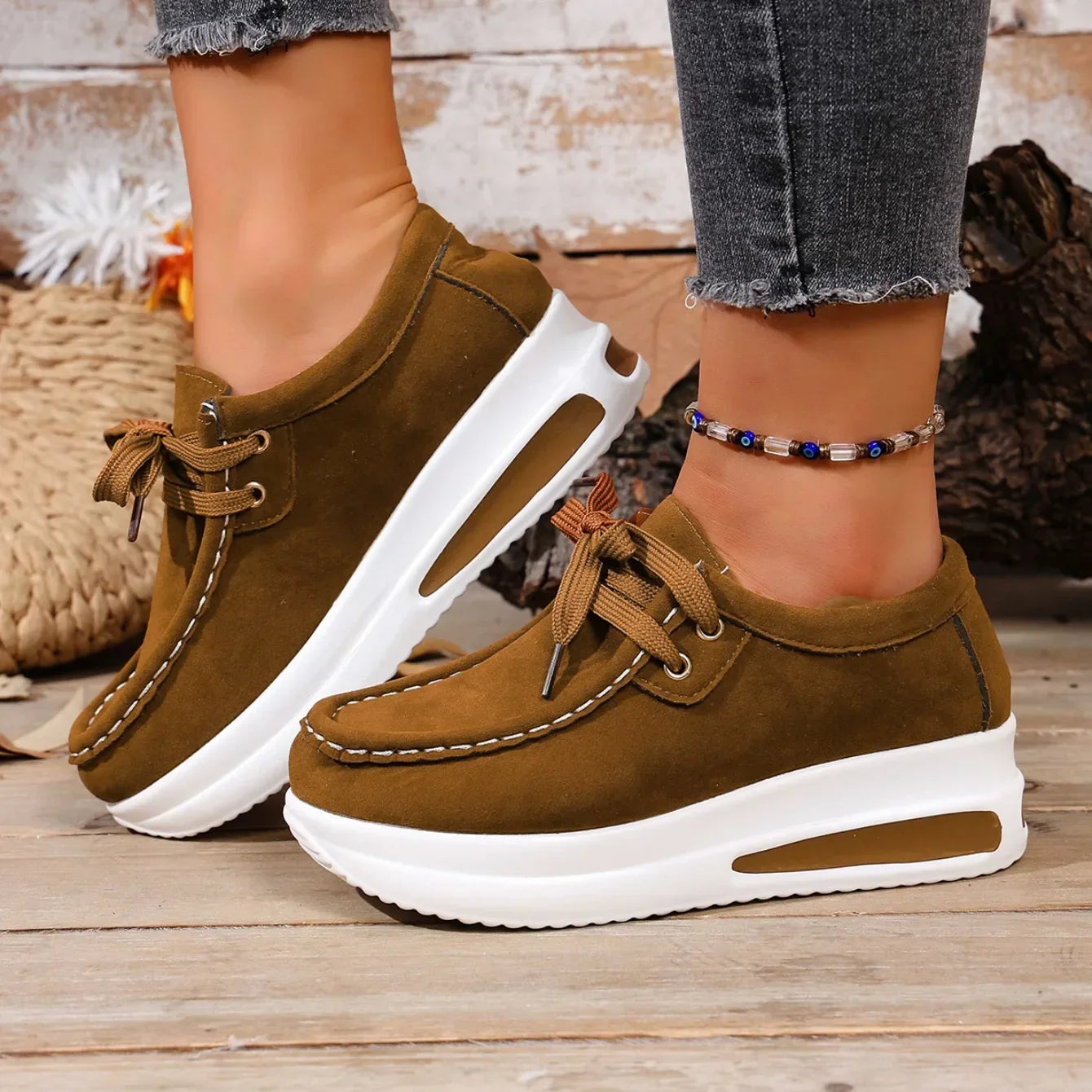 Image of Mckenzie | Women's Lace-Up Platform Casual Shoes