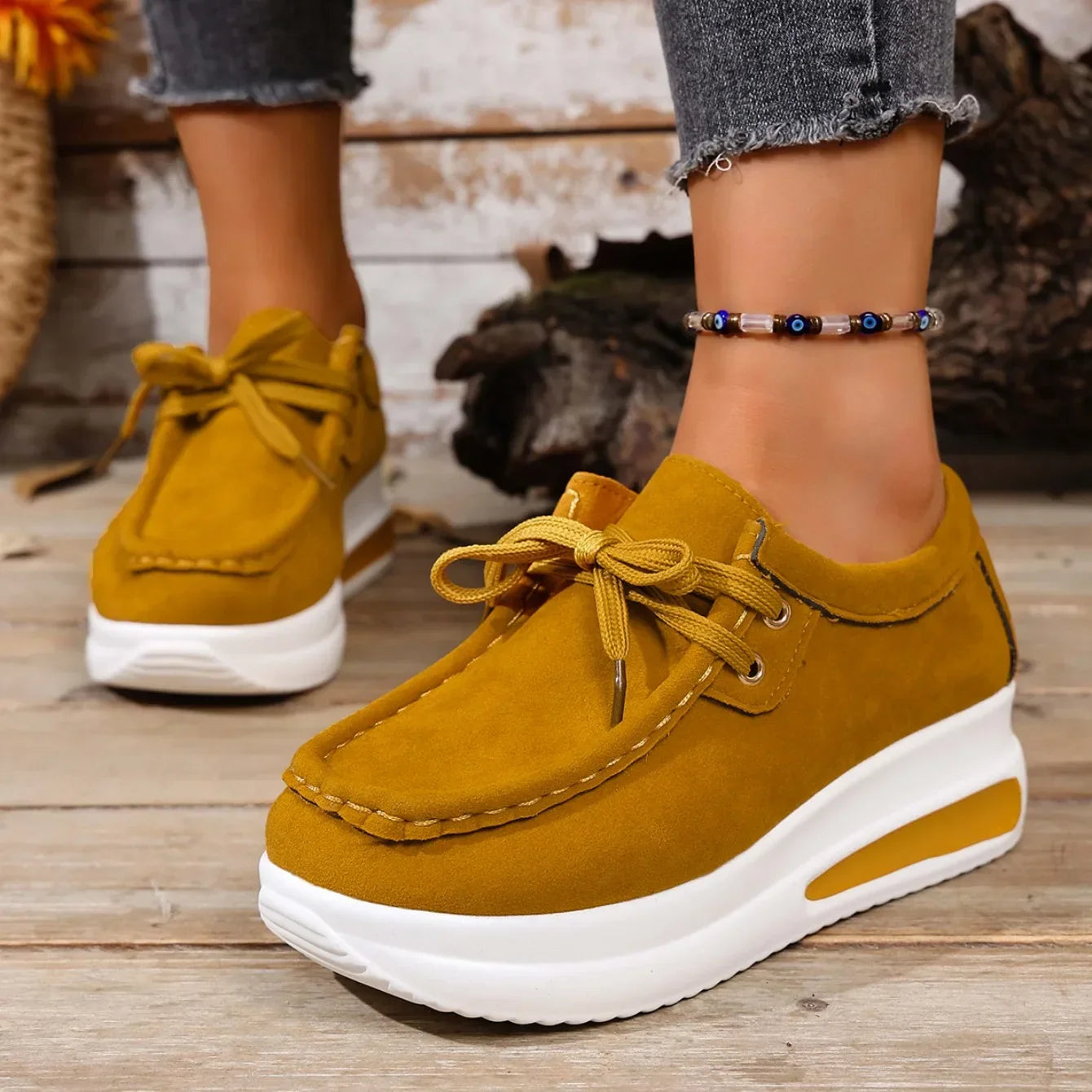 Image of Mckenzie | Women's Lace-Up Platform Casual Shoes