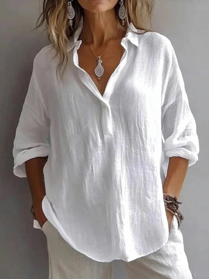Image of Mckenzie | Women's Oversized Long Sleeve Blouse