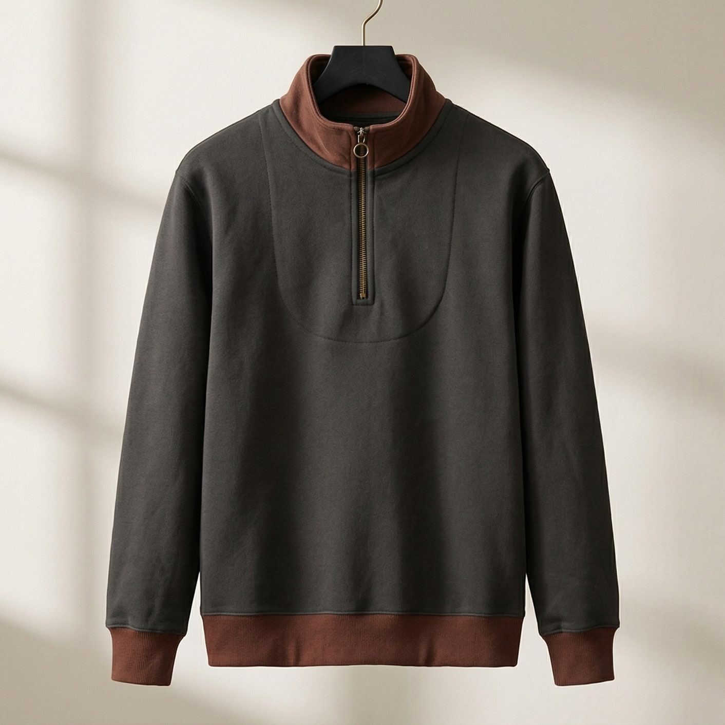 Image of Micah | Men's Quarter Zip Pullover Sweater
