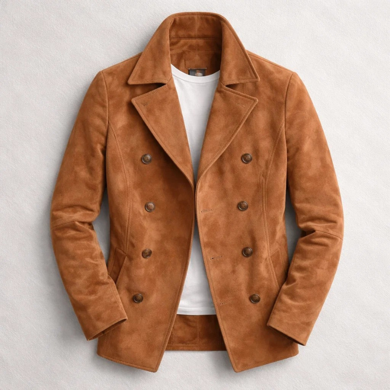 Image of Michael | Men's Double-Breasted Pea Coat