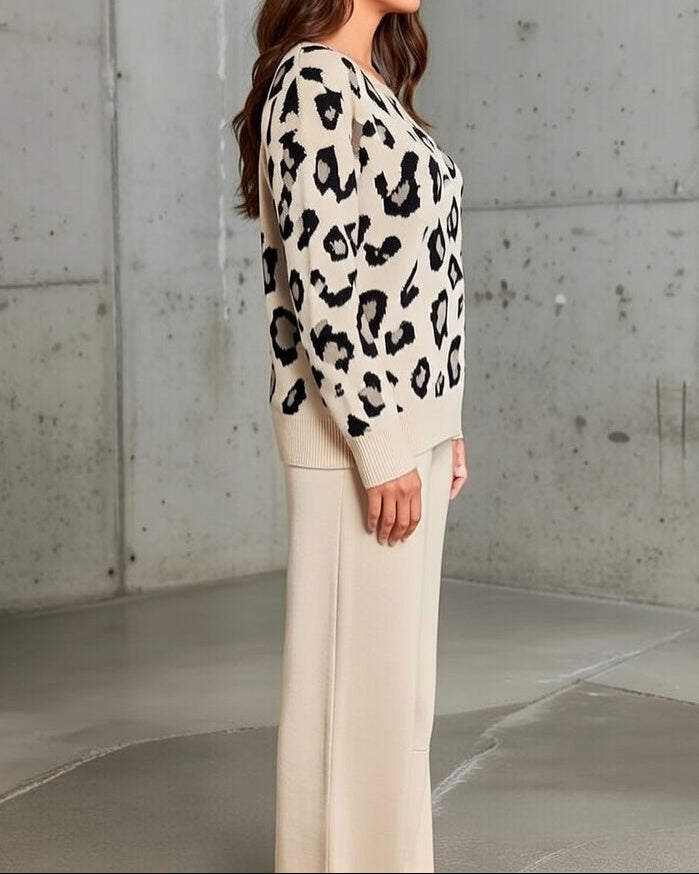 Image of Miley | Women's Relaxed Fit Sweater Two-Piece Set