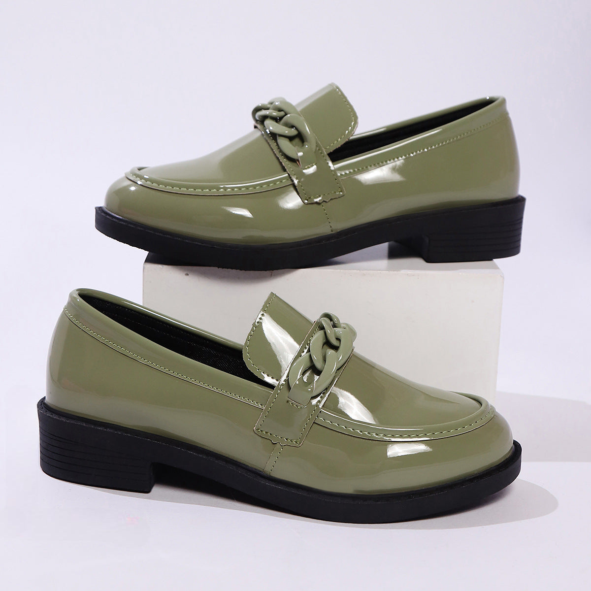 Image of Miley | Women's Slip-On Chunky Sole Loafers