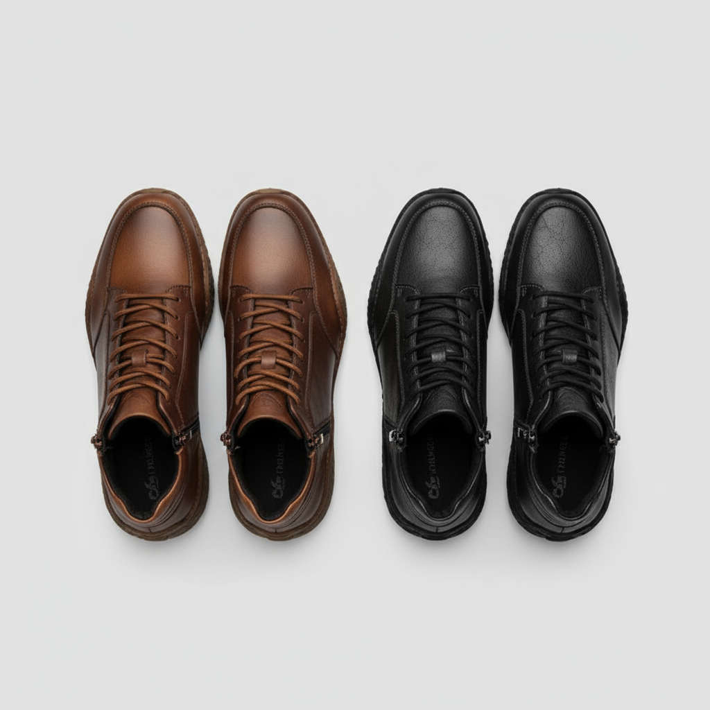 Image of Milo | Men's Lace-Up Leather Ankle Boots