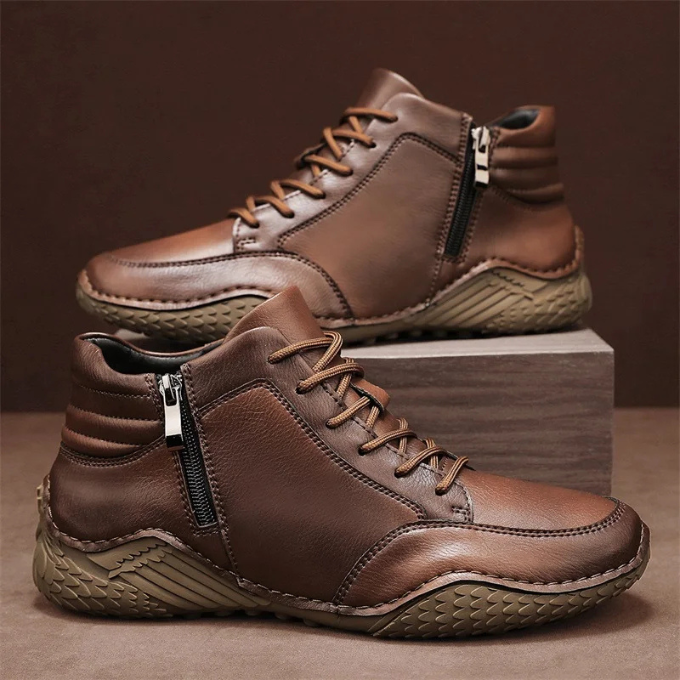 Image of Milo | Men's Lace-Up Leather Ankle Boots