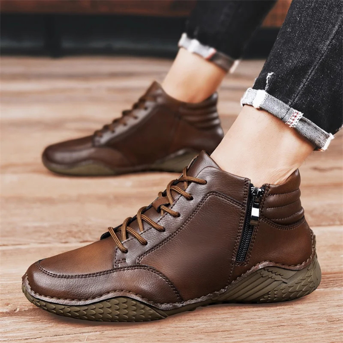 Image of Milo | Men's Lace-Up Leather Ankle Boots