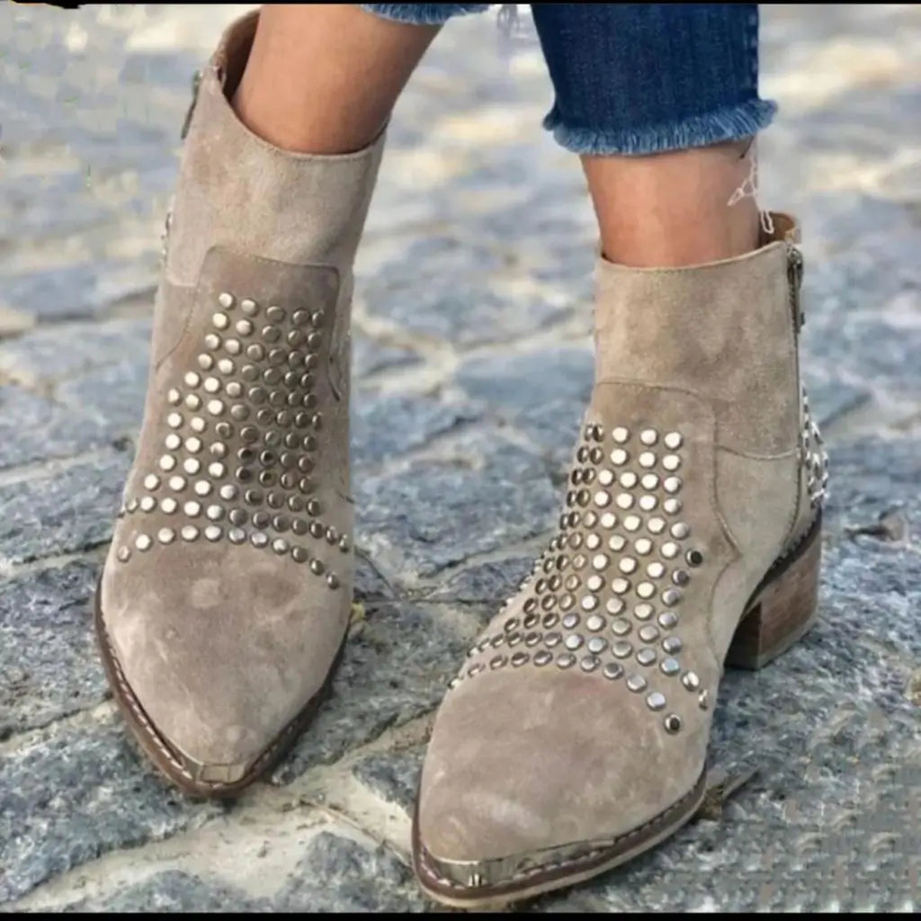 Image of Miranda | Women's Studded Ankle Boots
