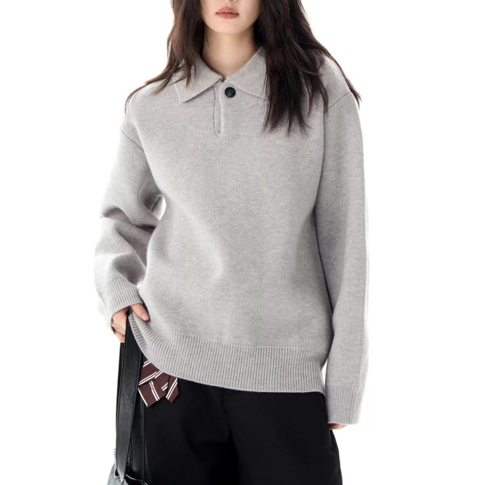 Image of Nancy | Women's Collared Knit Sweater