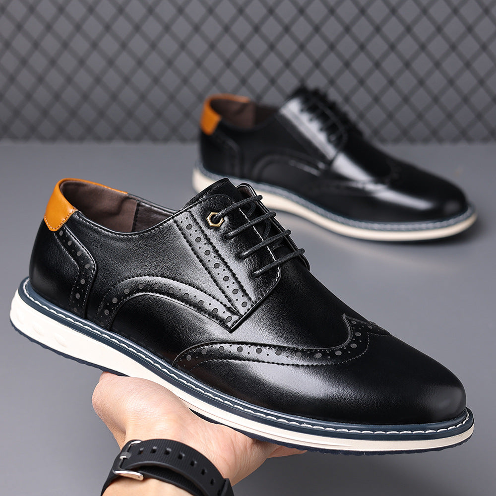 Image of Nevin | Men's Lace-Up Brogues Shoes