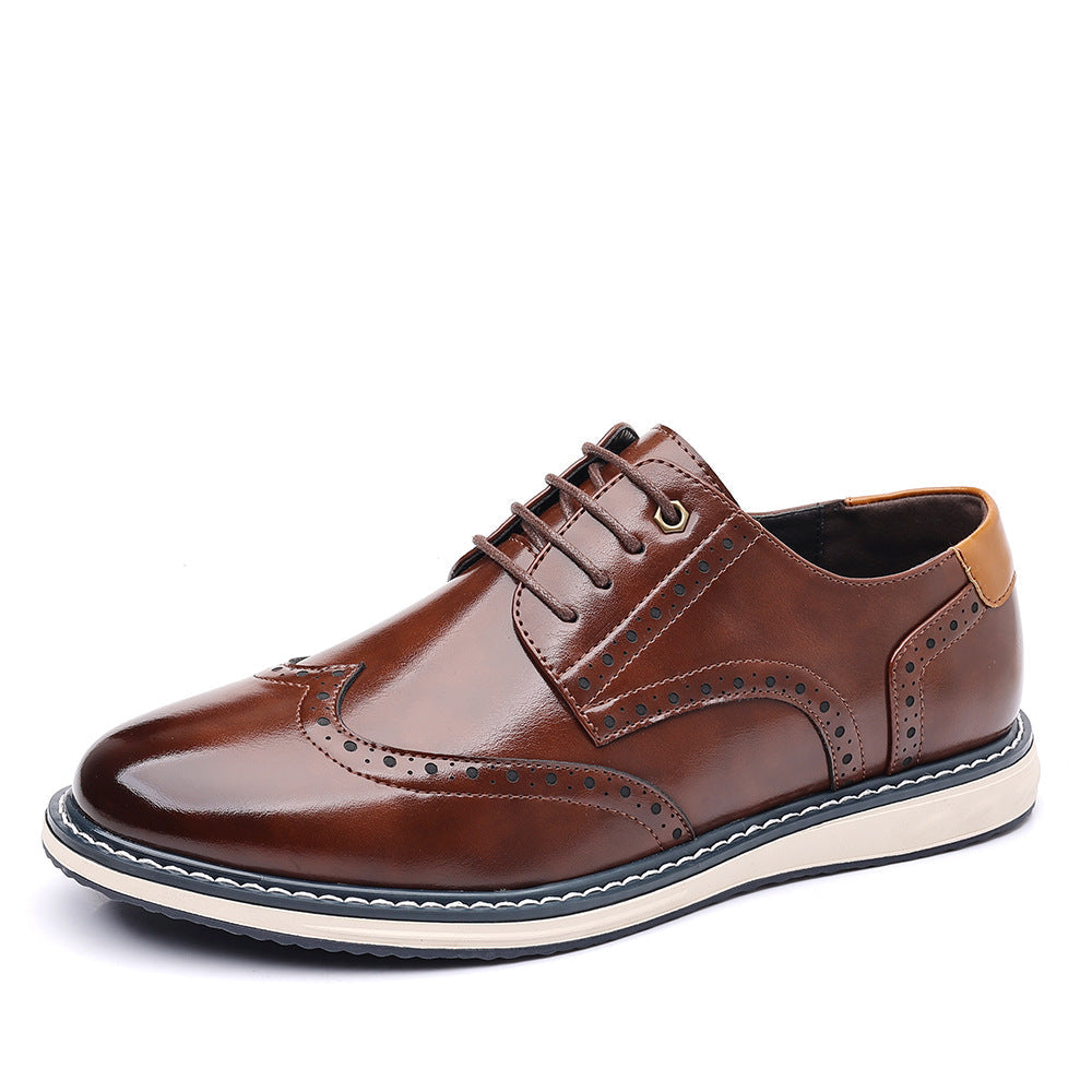 Image of Nevin | Men's Lace-Up Brogues Shoes