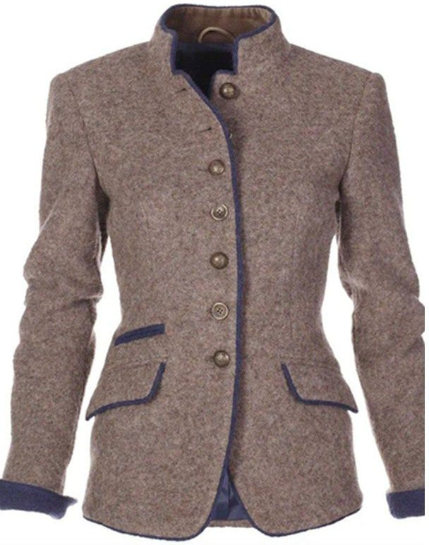 Image of Nina | Women's Button-Down Fitted Blazer