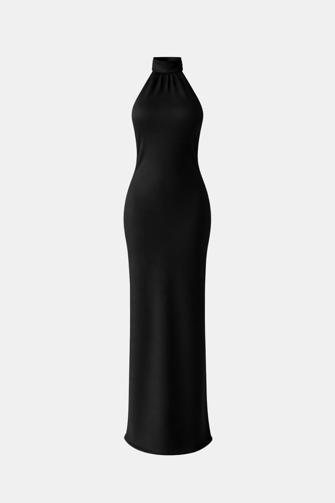 Image of Nina | Women's Sleeveless Halter Maxi Dress