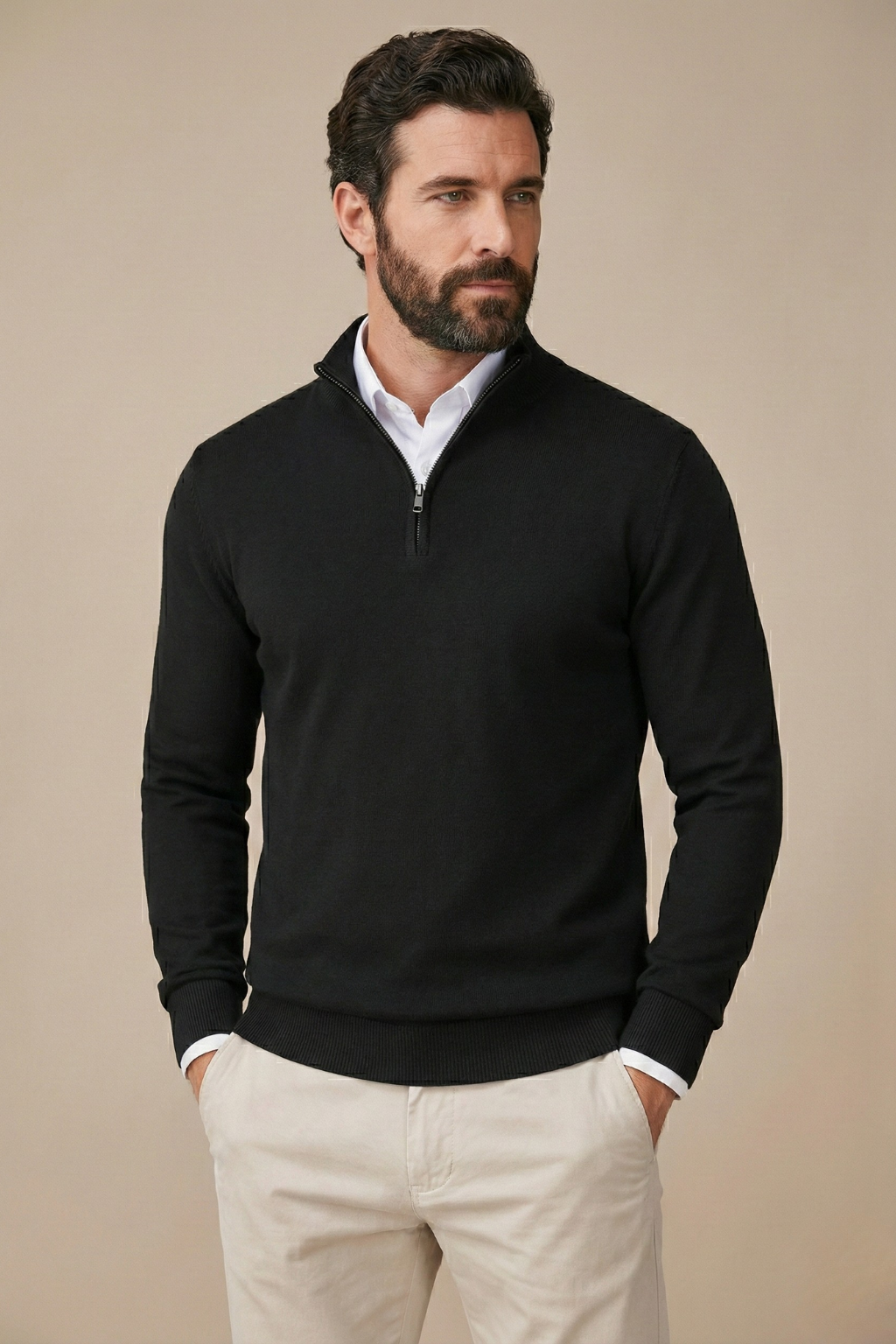 Image of Oakley | Men's Half-Zip Pullover Sweater