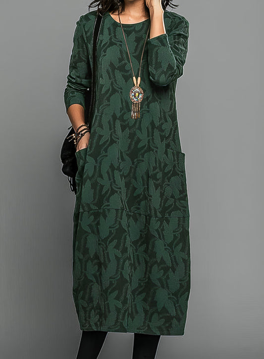 Image of Paige | Women's Long Sleeve Midi Dress
