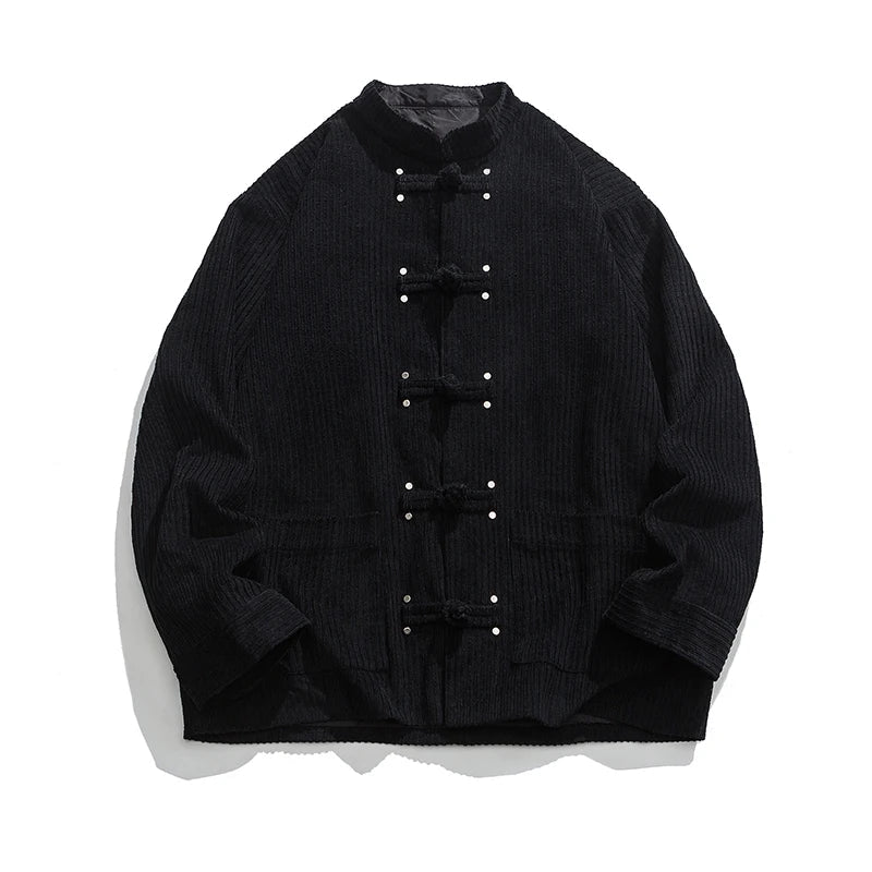 Image of Parker | Men's Mandarin Collar Relaxed Fit Jacket