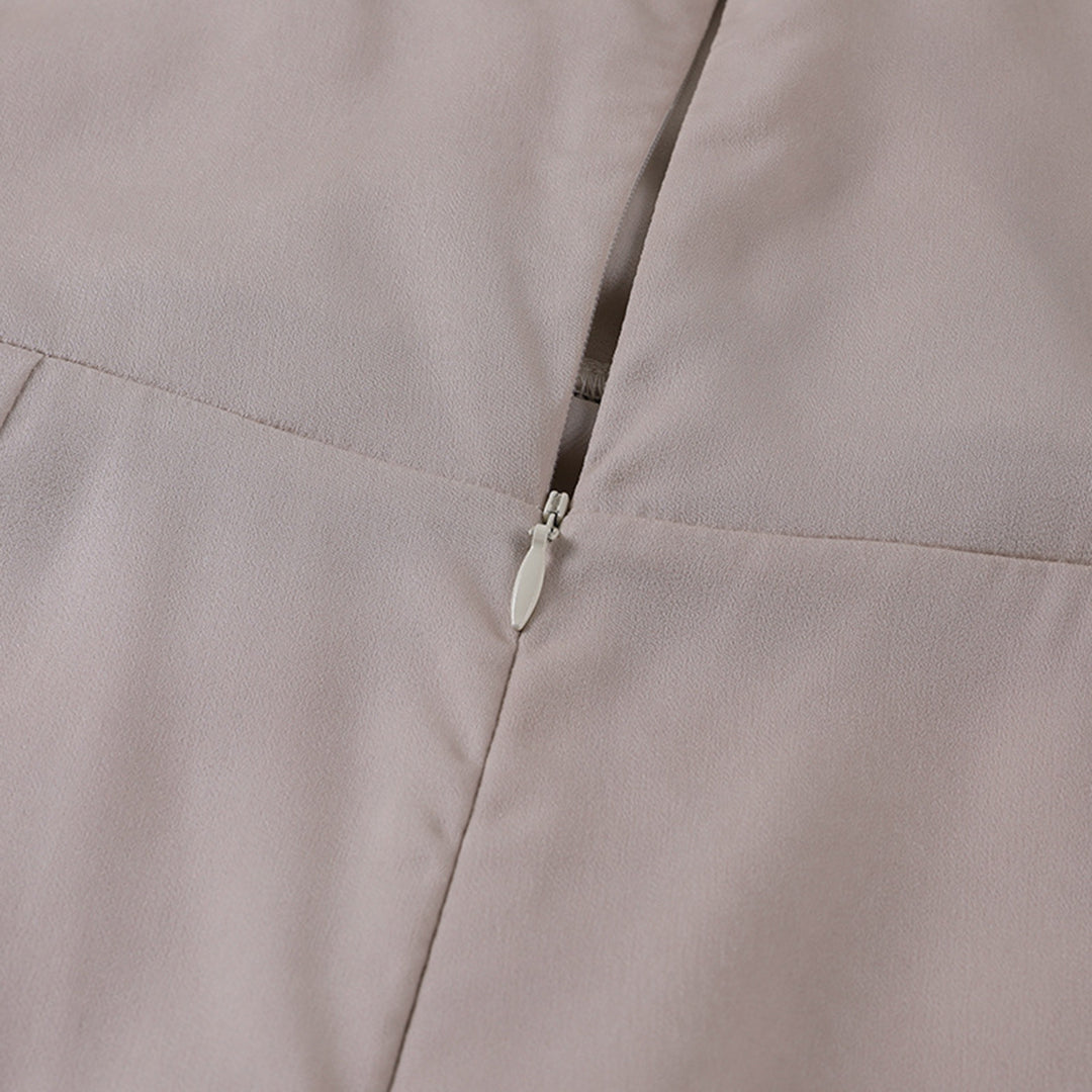 Image of Patricia | Women's V-Neck Spaghetti Strap Midi Dress