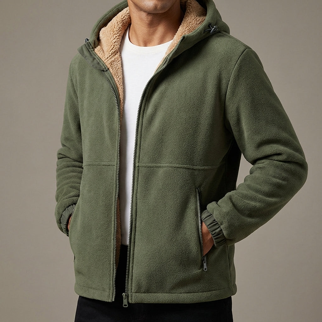 Image of Percy | Men's Hooded Zip-Up Jacket