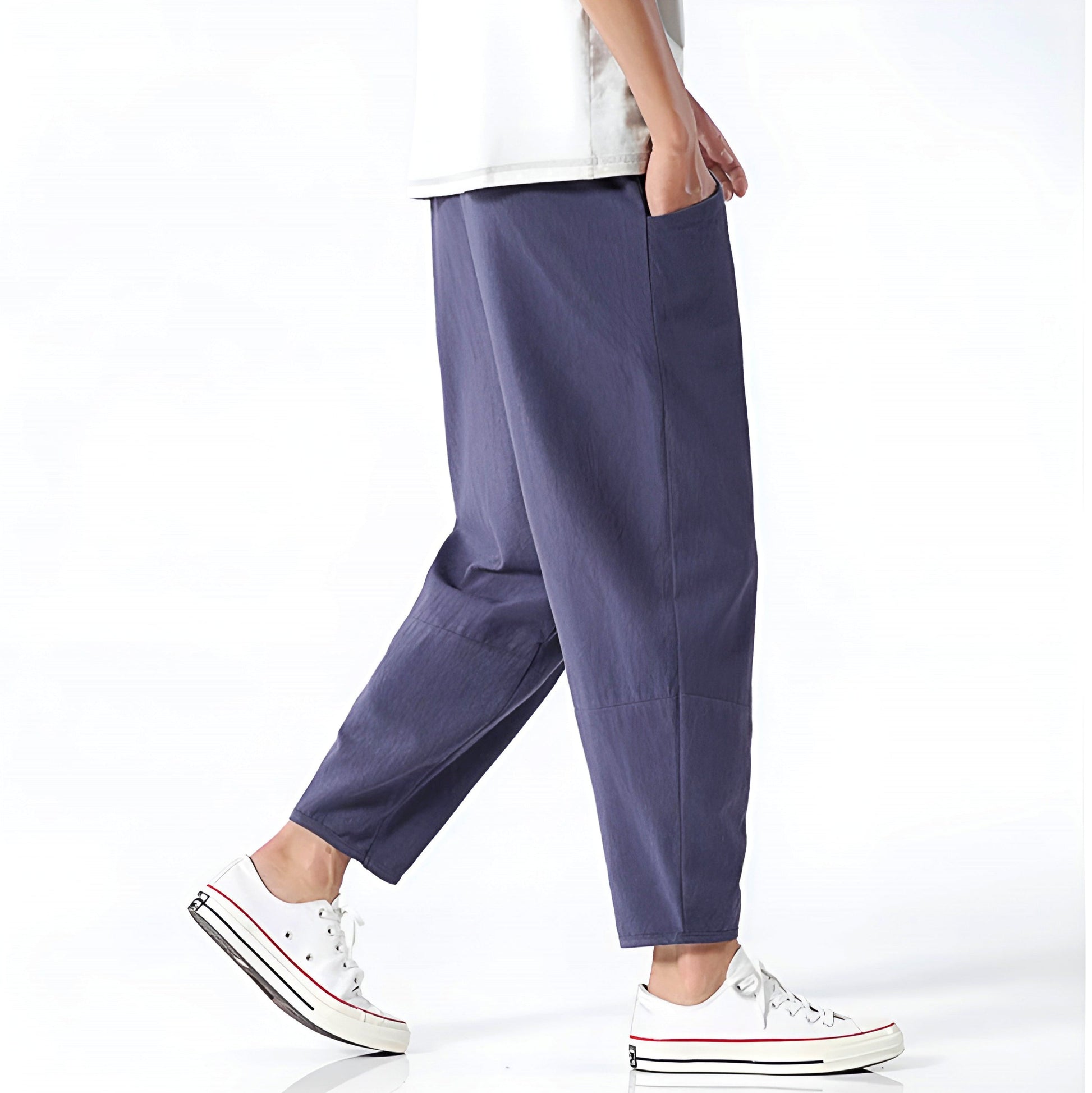 Image of Raphael | Men's Cropped Drawstring Pants