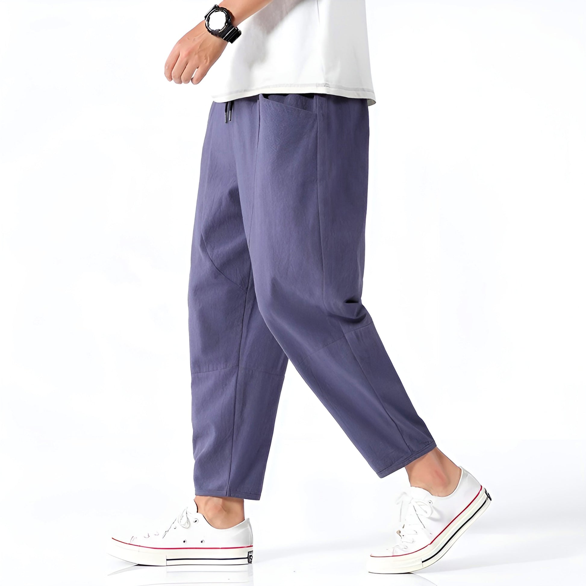 Image of Raphael | Men's Cropped Drawstring Pants