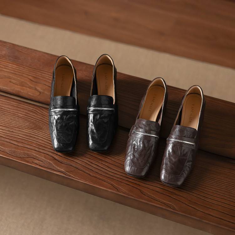 Image of Rita | Women's Heeled Slip-On Loafers