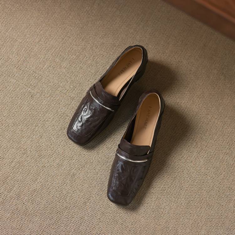 Image of Rita | Women's Heeled Slip-On Loafers