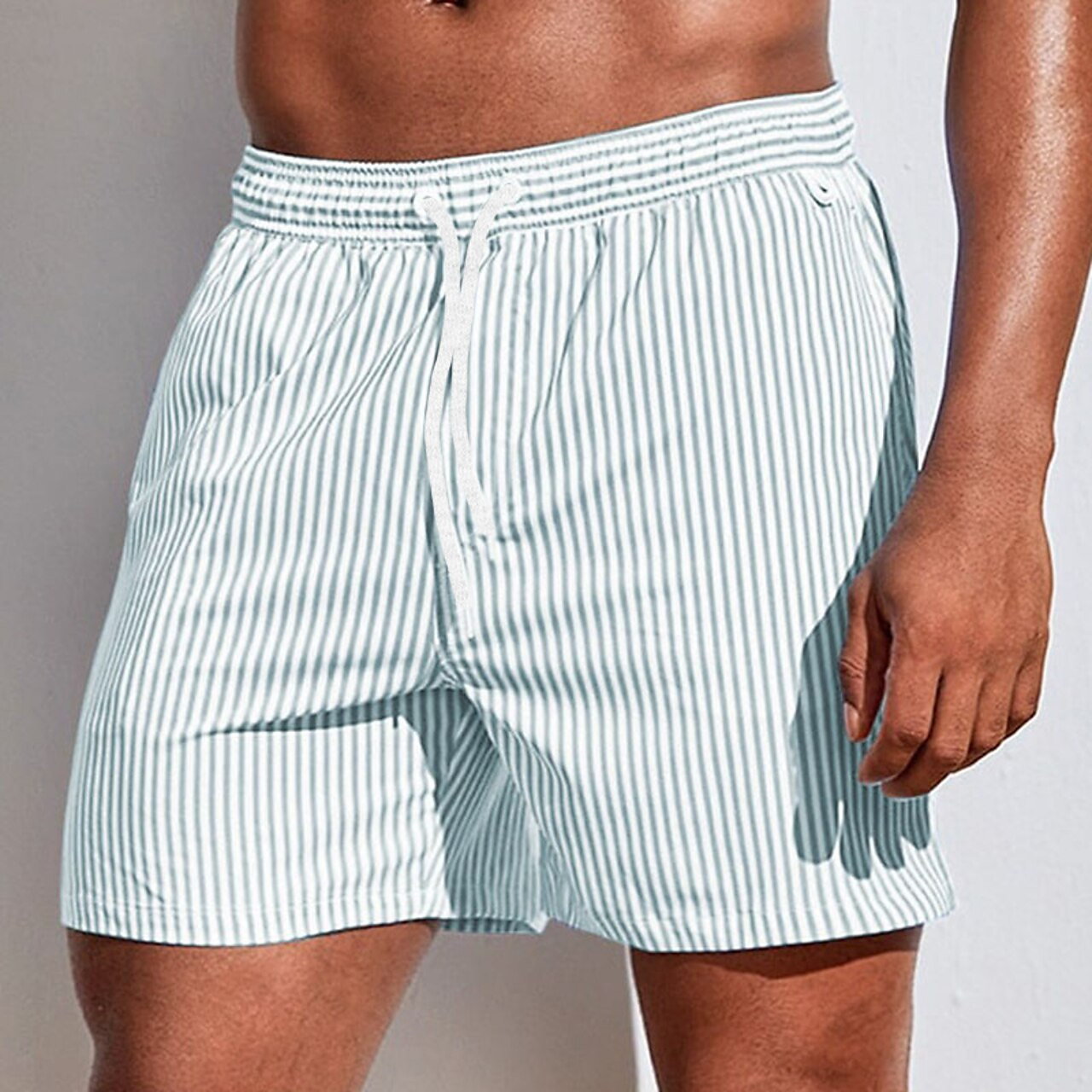 Image of Roger | Men's Striped Swim Shorts