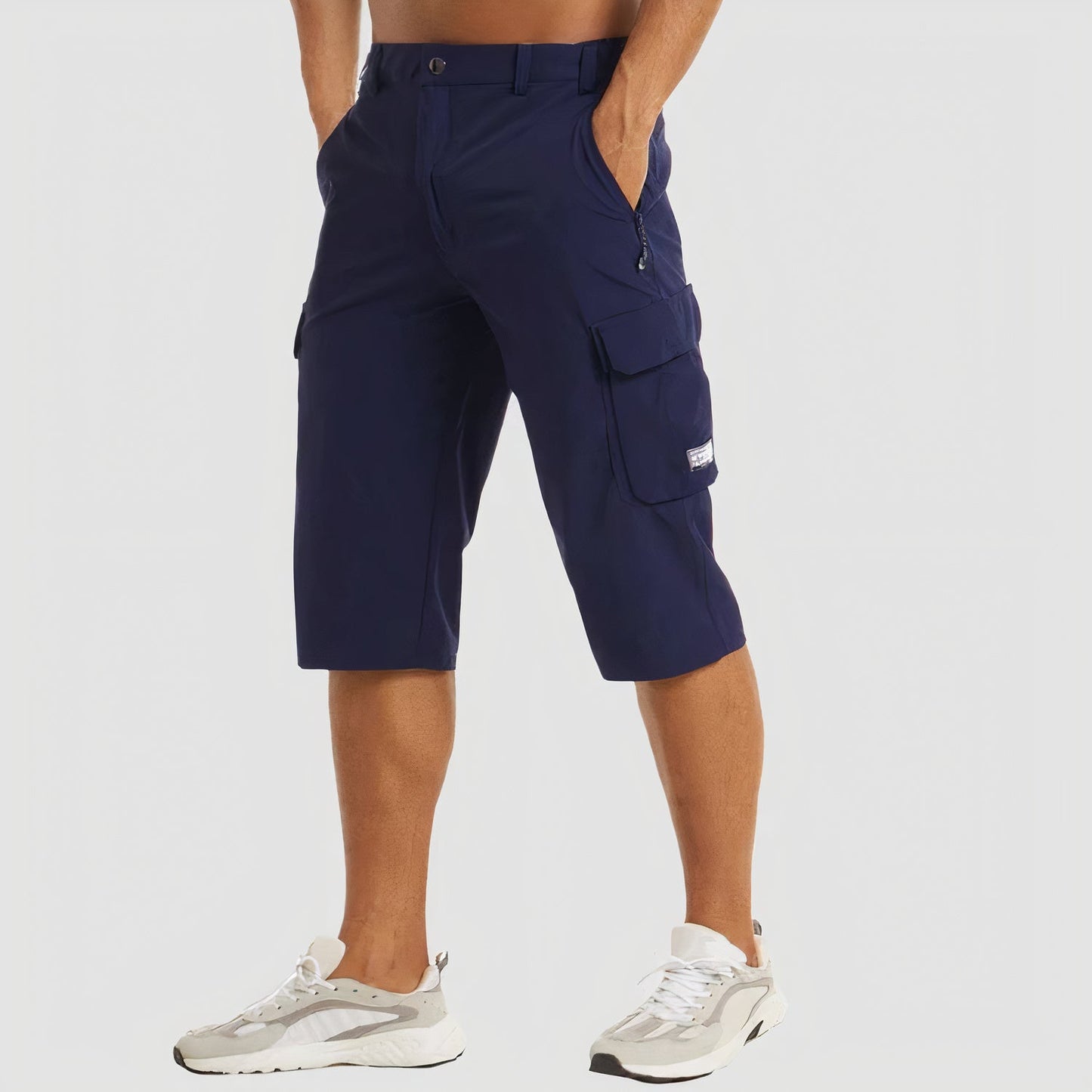 Image of Ronnie | Men's Cargo Knee Length Shorts