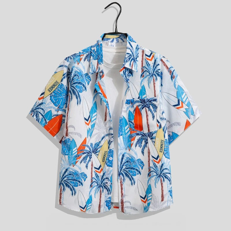 Image of Rowan | Men's Button-Down Patterned Shirt