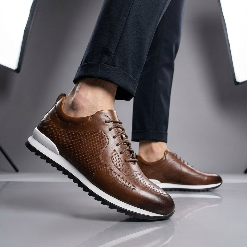 Image of Roy | Men's Low Top Lace-Up Dress Sneakers
