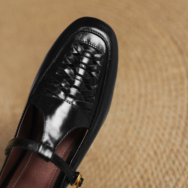 Image of Ruth | Women's T-Strap Slip-On Mules