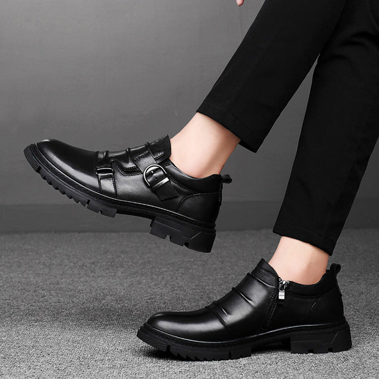 Image of Ryan | Men's Buckle Lug Sole Dress Shoes