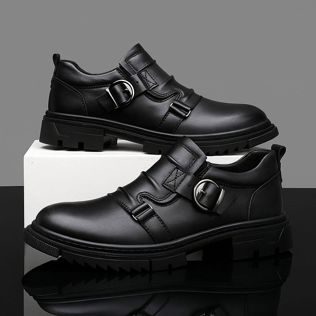 Image of Ryan | Men's Buckle Lug Sole Dress Shoes