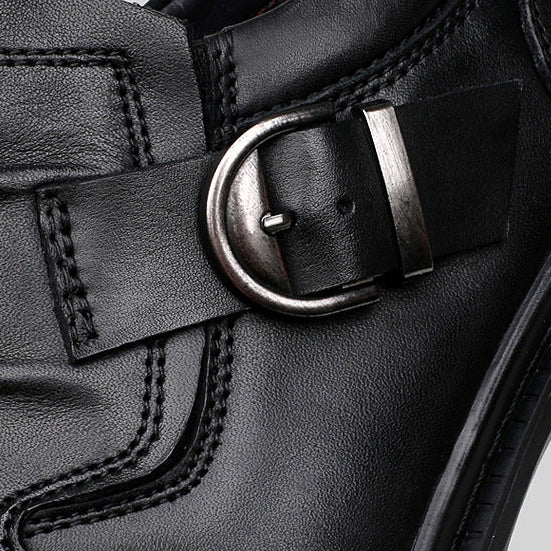 Image of Ryan | Men's Buckle Lug Sole Dress Shoes