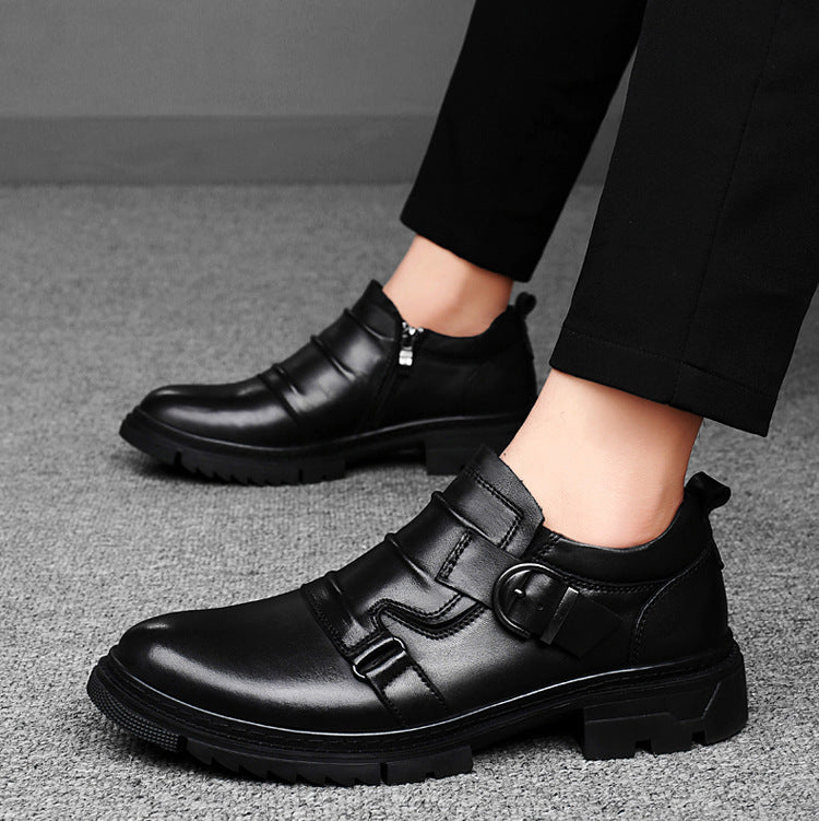 Image of Ryan | Men's Buckle Lug Sole Dress Shoes