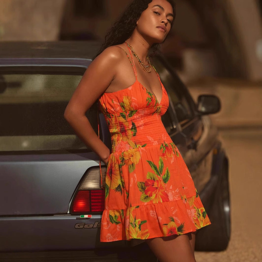 Image of Sadie | Women's Spaghetti Strap Mini Dress